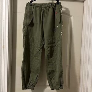 Freecity Olive Cargo Pants